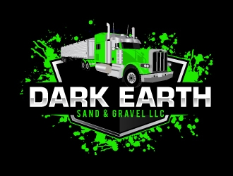 Dark Earth Sand &  Gravel LLC logo design by AamirKhan