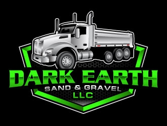 Dark Earth Sand &  Gravel LLC logo design by uttam