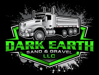 Dark Earth Sand &  Gravel LLC logo design by uttam