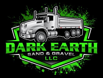 Dark Earth Sand &  Gravel LLC logo design by uttam