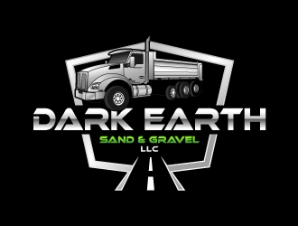 Dark Earth Sand &  Gravel LLC logo design by kasperdz