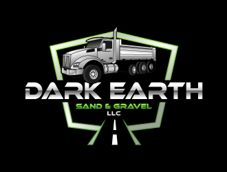 Dark Earth Sand &  Gravel LLC logo design by kasperdz