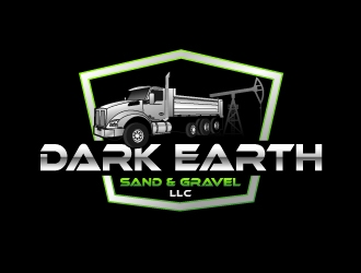 Dark Earth Sand &  Gravel LLC logo design by kasperdz