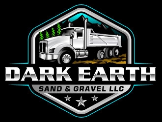 Dark Earth Sand &  Gravel LLC logo design by Suvendu