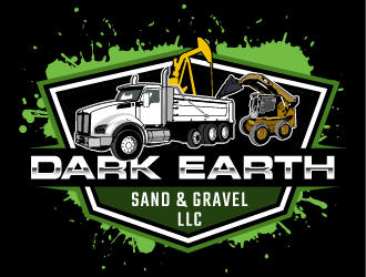 Dark Earth Sand &  Gravel LLC logo design by IanGAB