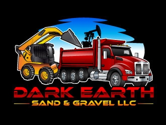 Dark Earth Sand &  Gravel LLC logo design by uttam