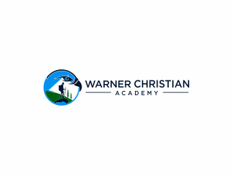 Warner Christian Academy logo design by azizah