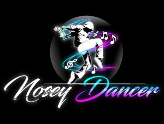 Nosey Dancer logo design by Suvendu