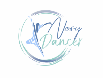 Nosey Dancer logo design by bosbejo