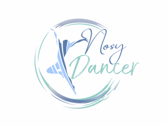 Nosey Dancer logo design by bosbejo