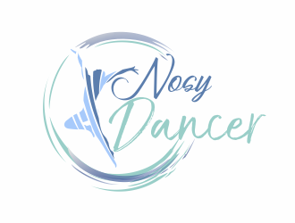 Nosey Dancer logo design by bosbejo