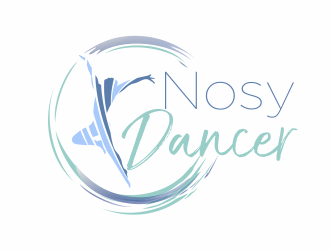 Nosey Dancer logo design by bosbejo