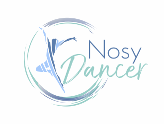 Nosey Dancer logo design by bosbejo