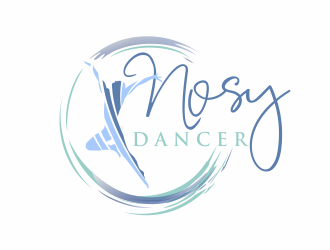 Nosey Dancer logo design by bosbejo