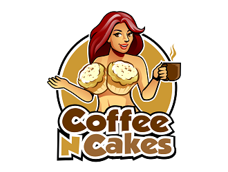 Coffee N Cakes  logo design by haze