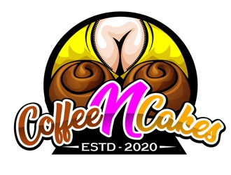 Coffee N Cakes  logo design by DreamLogoDesign