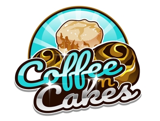 Coffee N Cakes  logo design by DreamLogoDesign