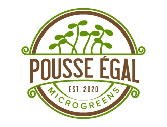 Pousse Égal logo design by jaize