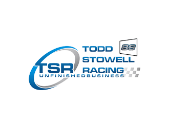 TSR Todd Stowell Racing logo design by ArRizqu