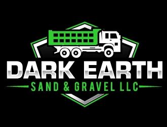 Dark Earth Sand &  Gravel LLC logo design by AamirKhan