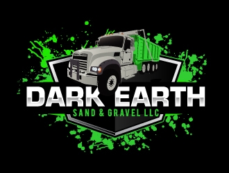 Dark Earth Sand &  Gravel LLC logo design by AamirKhan