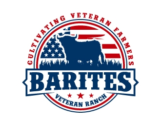 Barites Veteran Ranch logo design by Kirito