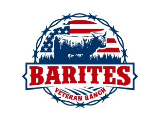 Barites Veteran Ranch logo design by Kirito