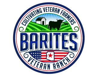 Barites Veteran Ranch logo design by Suvendu