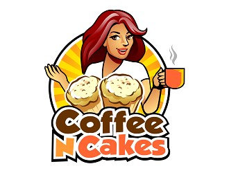 Coffee N Cakes  logo design by haze