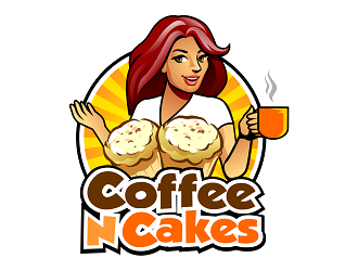 Coffee N Cakes  logo design by haze