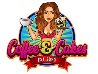 Coffee N Cakes  logo design by DreamLogoDesign