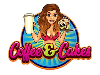 Coffee N Cakes  logo design by DreamLogoDesign