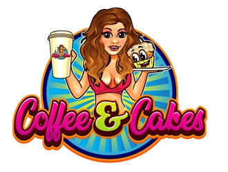 Coffee N Cakes  logo design by DreamLogoDesign