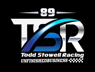 TSR Todd Stowell Racing logo design by LucidSketch