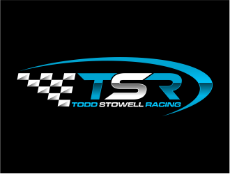 TSR Todd Stowell Racing logo design by mutafailan