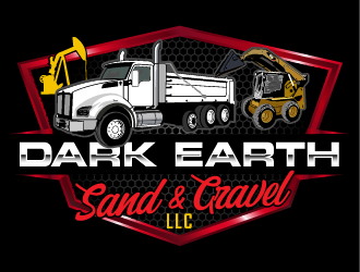 Dark Earth Sand &  Gravel LLC logo design by IanGAB