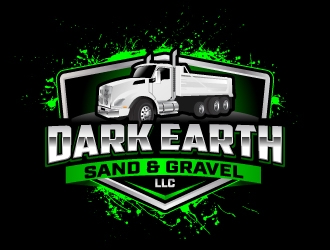 Dark Earth Sand &  Gravel LLC logo design by jaize