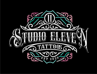 Studio 11 Tattoos Logo Design - 48hourslogo