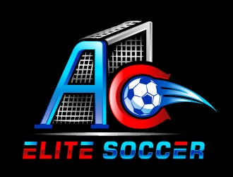 AC Elite Soccer logo design by Suvendu