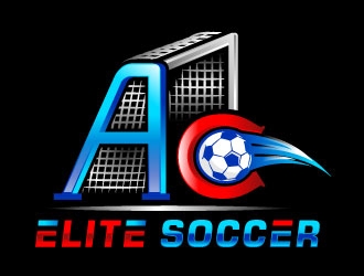 AC Elite Soccer logo design by Suvendu