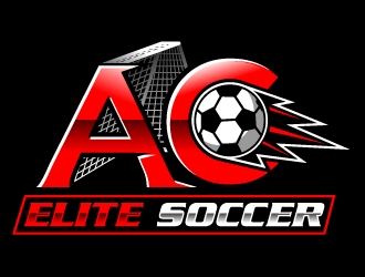 AC Elite Soccer logo design by Suvendu