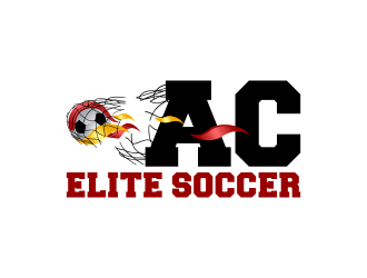 AC Elite Soccer logo design by Kruger