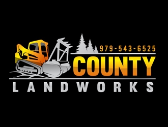 County Landworks logo design by DreamLogoDesign