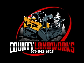 County Landworks logo design by DreamLogoDesign