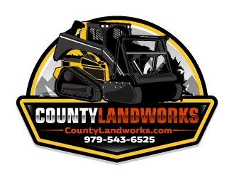 County Landworks logo design by AamirKhan