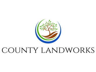 County Landworks logo design by jetzu