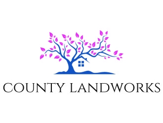 County Landworks logo design by jetzu