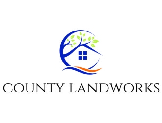 County Landworks logo design by jetzu