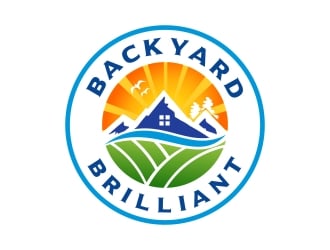 Backyard Brilliant logo design by cikiyunn
