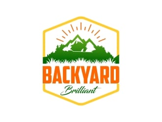 Backyard Brilliant logo design by cikiyunn